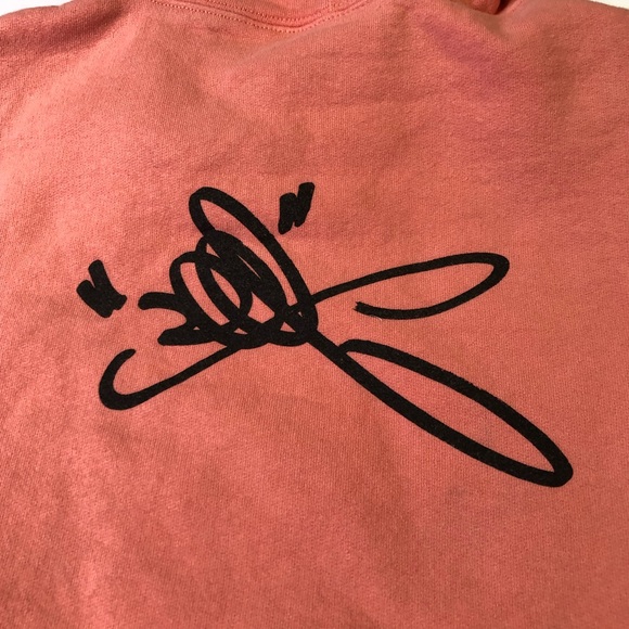 Supreme Mens Medium Size Orange Squirrel Hoodie - Picture 4 of 10